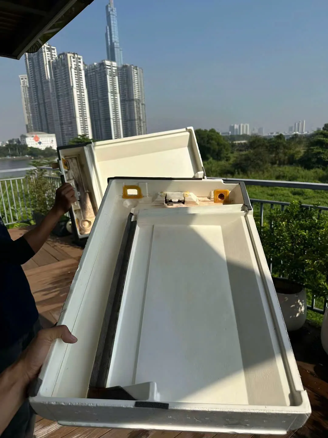 vệ sinh m&aacute;y lạnh c&ocirc;ng nghiệp