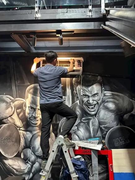 Vệ sinh máy lạnh định kỳ cho chuỗi phòng gym